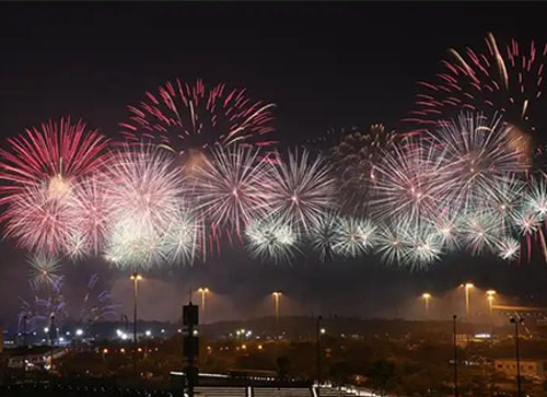 腾冲市焰火晚会